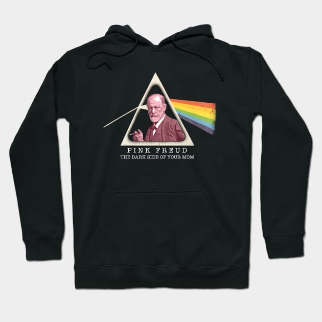 Pink Freud Dark Side Of Your Mom Hoodie by Alema Art